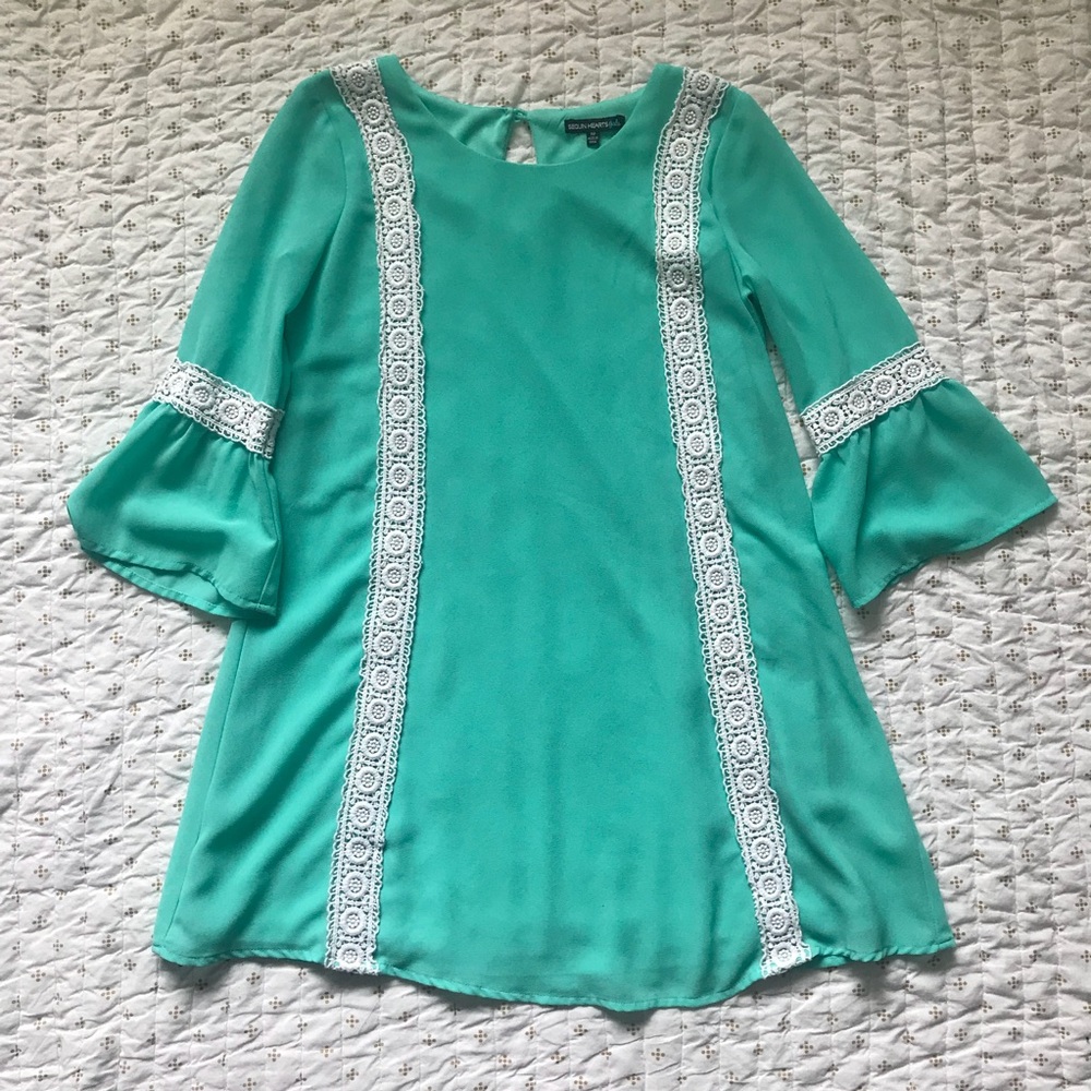 Sequin Hearts girls boutique dress